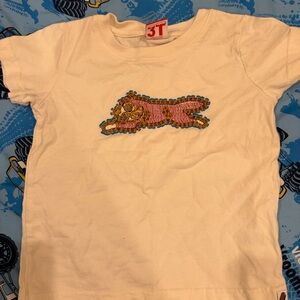 Kids Cream T-Shirt with Bear Design